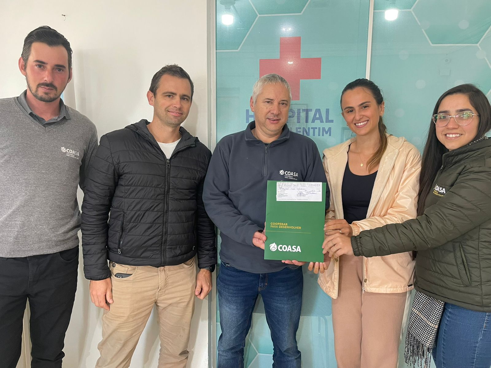 Coasa realiza doação ao Hospital São Valentim de Barracão 