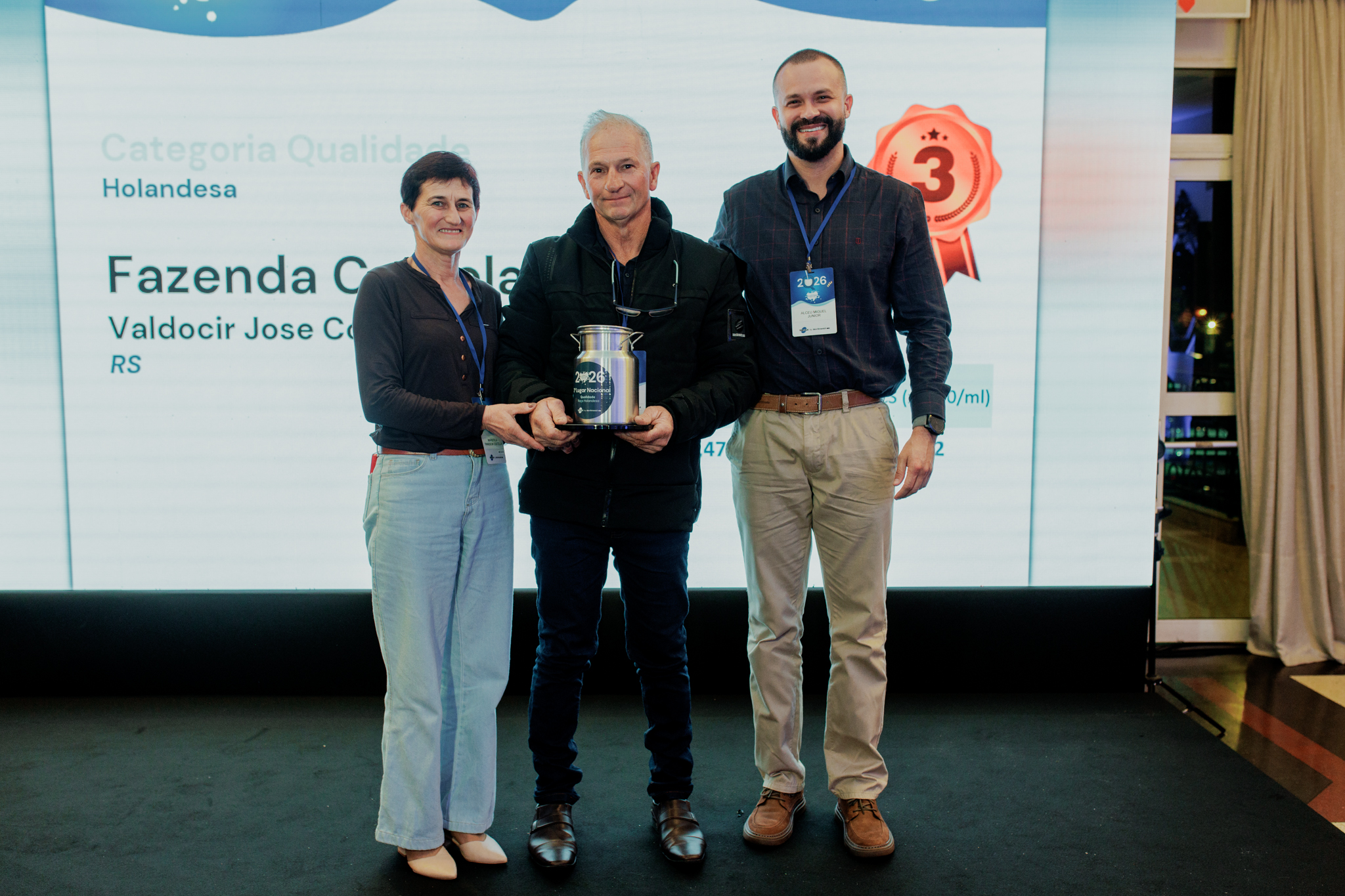 Cooperado da Coasa conquista terceiro lugar nacional em programa de qualidade do leite