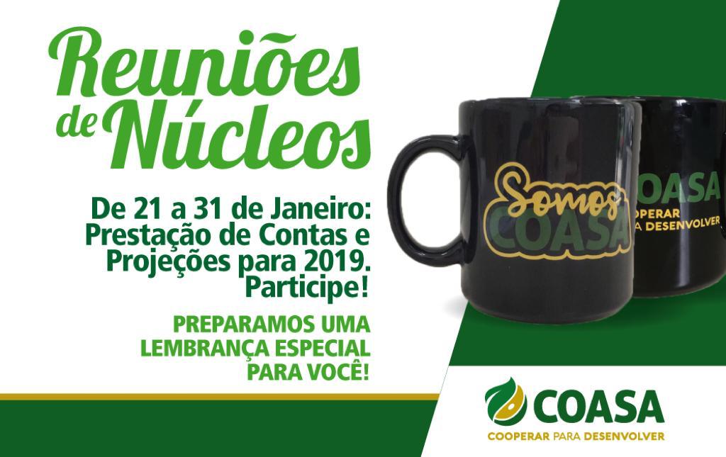 Reuniões de Núcleos Coasa