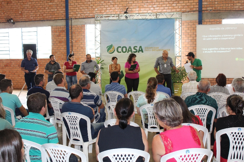 Coasa apresenta balanço para Líderes da cooperativa