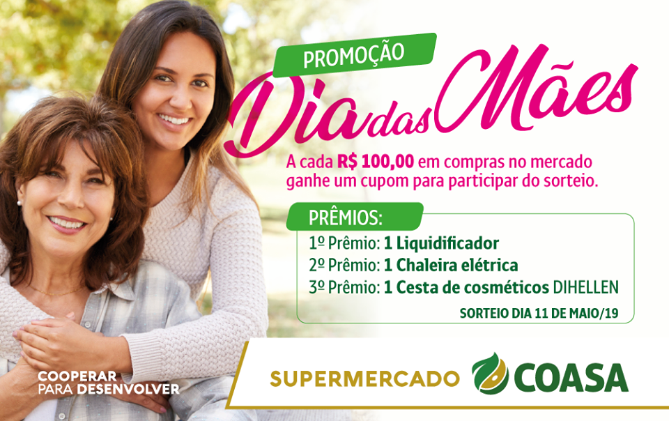 Super Coasa promove campanha do Dia das Mães