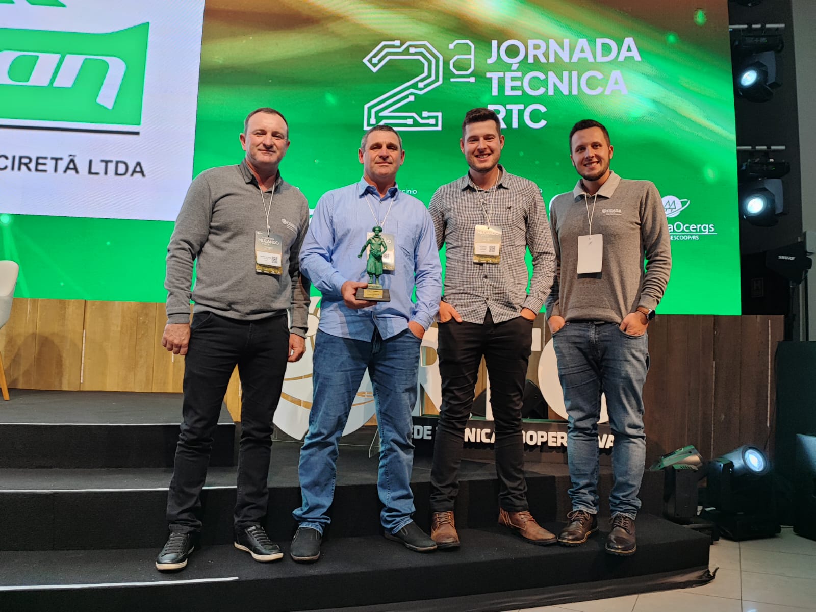 Coasa participa da 2ª Jornada Técnica RTC e da premiação dos produtores gaúchos com alta eficiência