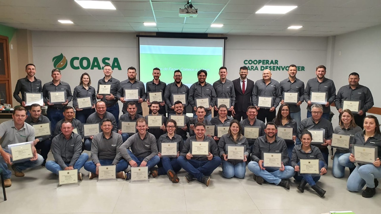 Mais de 30 líderes da Coasa finalizam a capacitação voltada ao desenvolvimento do potencial de liderança