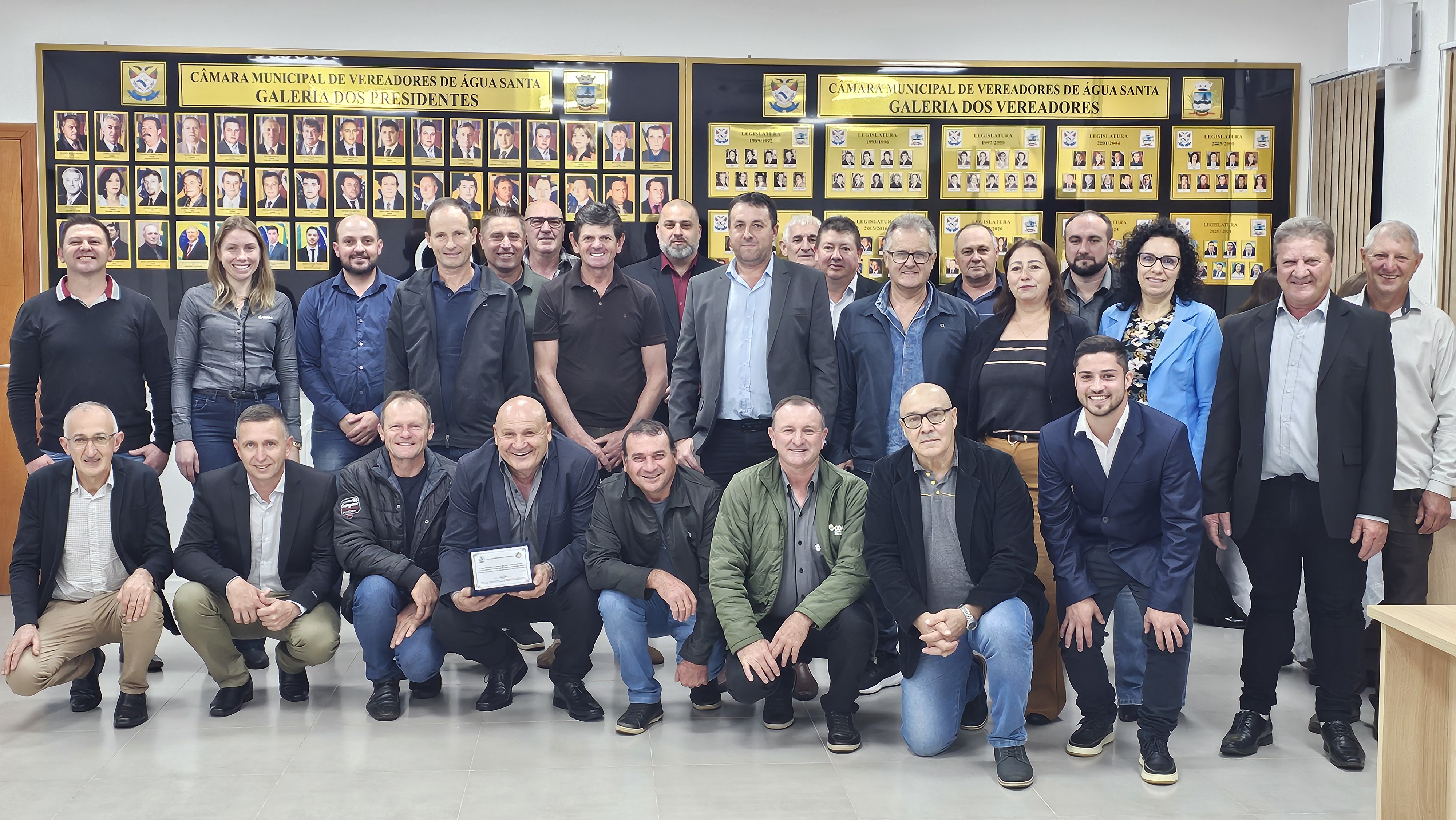 Coasa recebe homenagem da Câmara de Vereadores de Água Santa