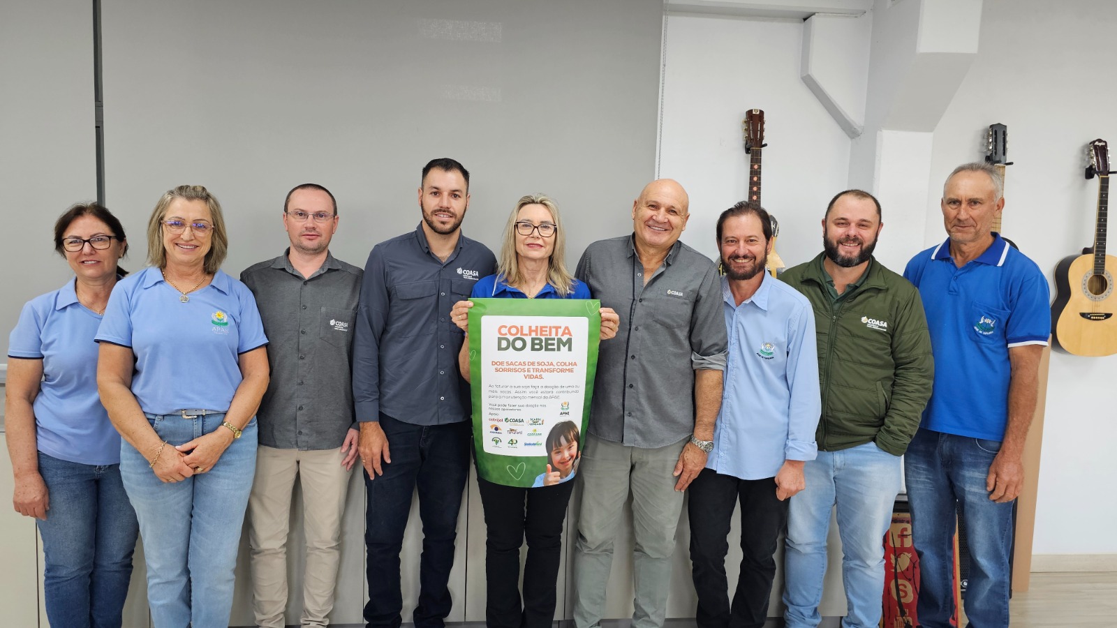 Coasa esteve representada pelo presidente e gestores de unidades que participam da campanha