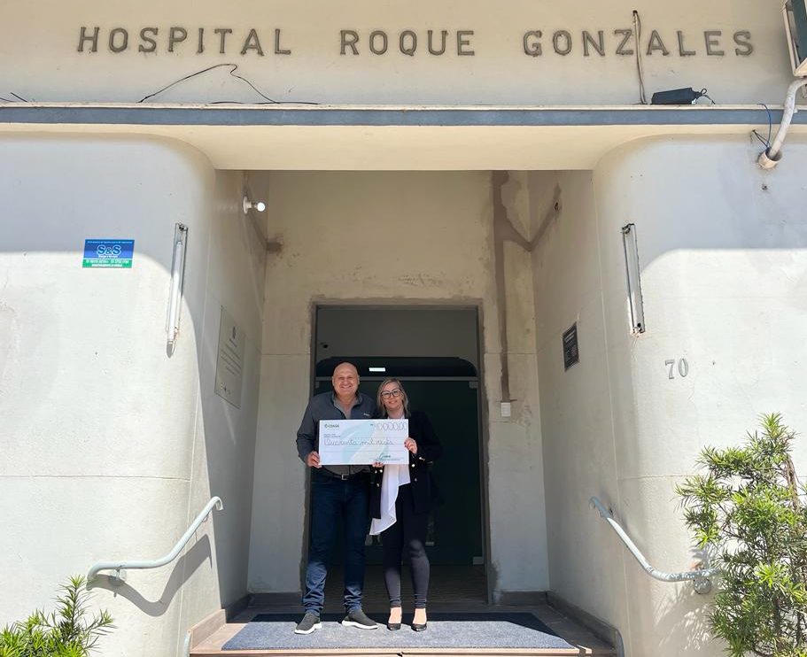 Coasa oficializa o repasse de R$ 40 mil reais para Hospital de Roca Sales