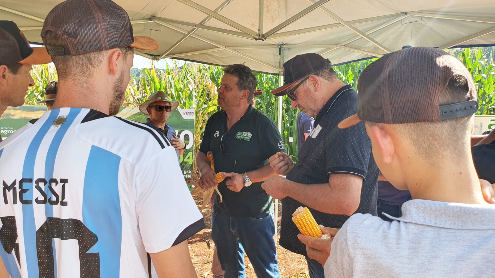 Tarde de Campo de Milho reúne produtores na área demonstrativa da Coasa